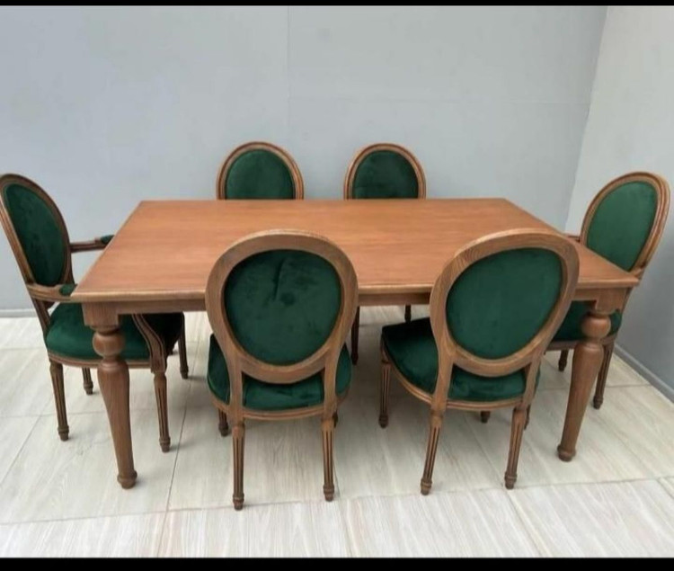 میزو صندلی نهار خوری ست ۶نفره مدل کویین فرانسوی با بهترین متریال
