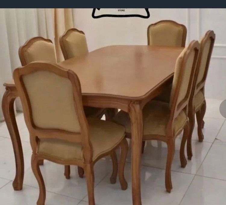 میزو صندلی نهار خوری ست ۶نفره مدل کویین فرانسوی با بهترین متریال