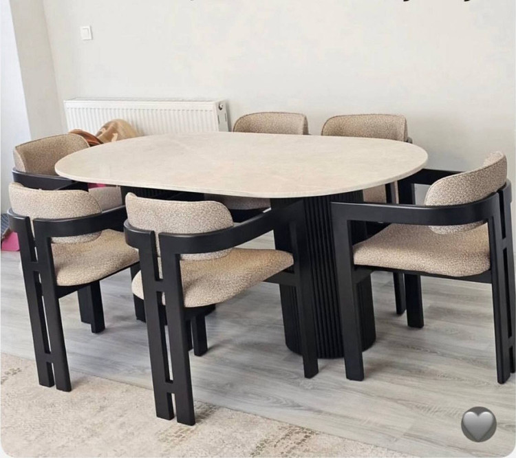 ست میز و صندلی نهار خوری ۶نفره مدل اچ با بهترین متریال