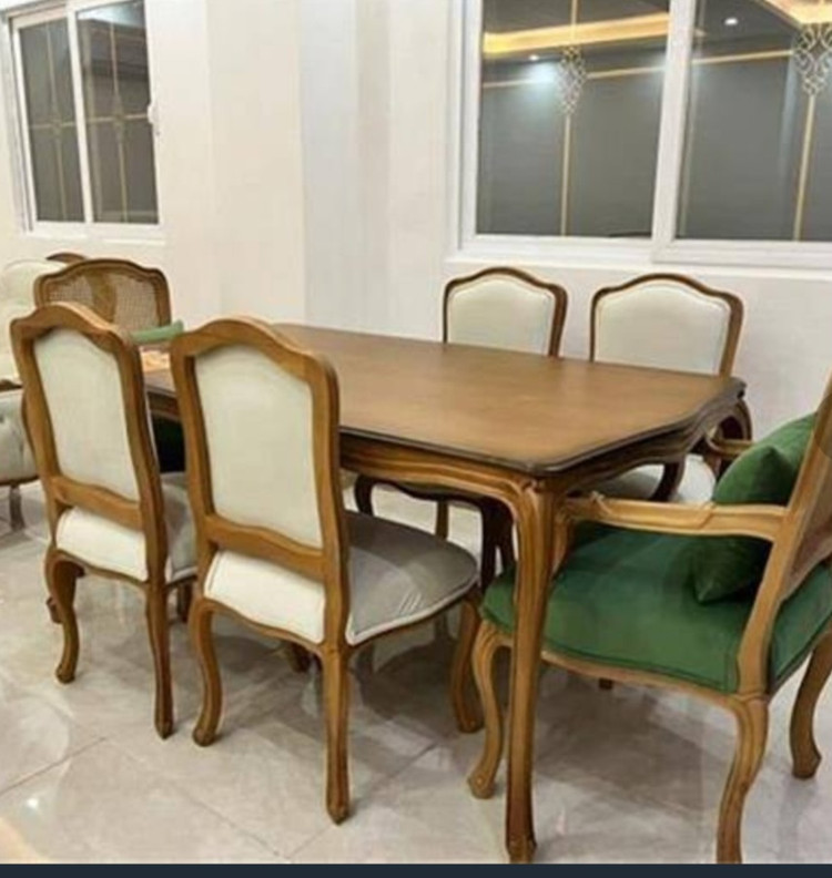 میزو صندلی نهار خوری ست ۶نفره مدل کویین فرانسوی با بهترین متریال