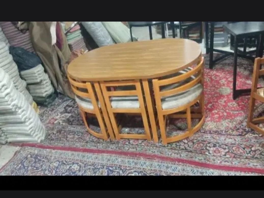میز و صندلی نهار خوری ست ۶نفره مدل کمجا با متریال مرغوب و کیفیت بالا