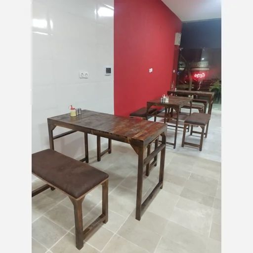 میز و صندلی نهار خوری مدل نیمکتی ست ۴نفره با متریال مرغوب