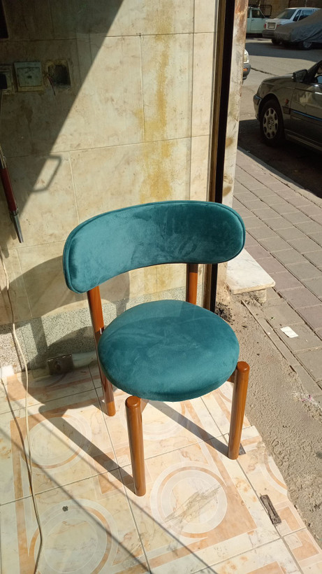 میز و صندلی نهارخوری ست۲نفره مدل نوبل با چوب باکیفیت و پارچه نانو و قابل شستشو